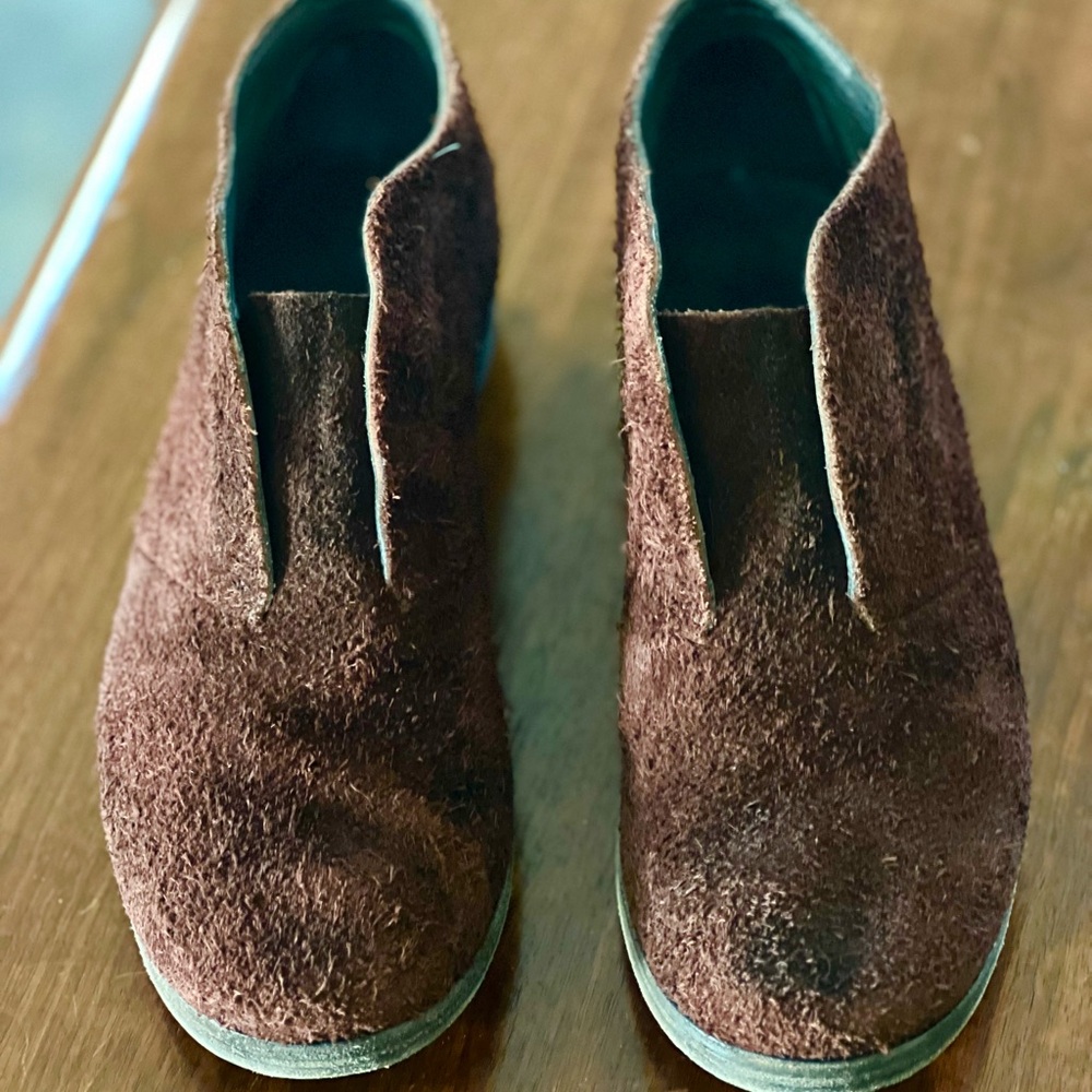 Marsell laceless suede ankle boots size 43